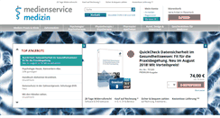 Desktop Screenshot of medienservice-medizin.de